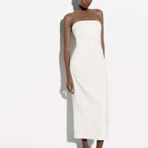 NWT Zara NEW WOMAN SS23 WHITE MIDI DRESS REF:2698/707